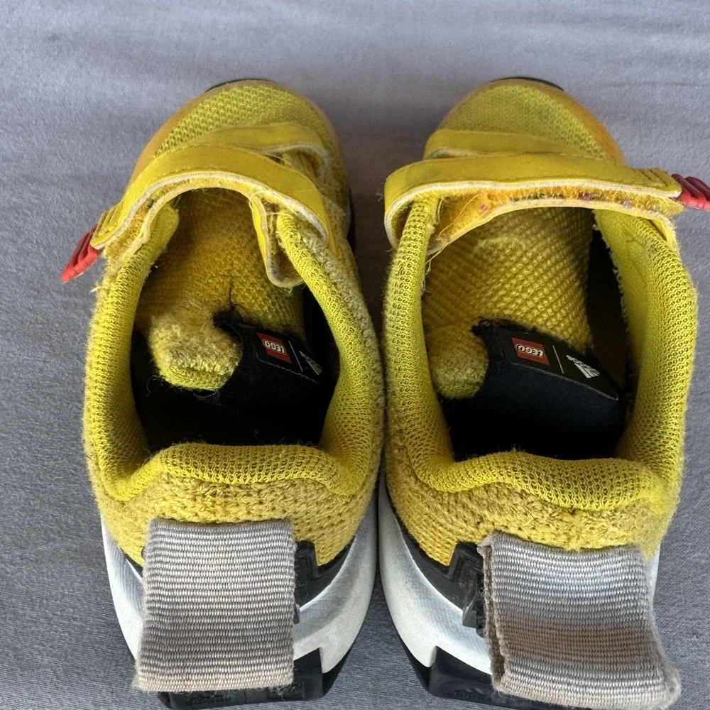 Size 9.5k - Adidas x Lego Collab, Sport Pro Kids Athletic Sneakers Yellow GW8092